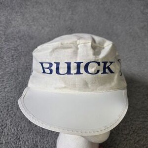 Buick Mens OSFM‎ Painter Hat White 1990 VP Fair Official Car Promo Cap USA Made